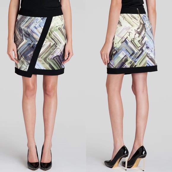 Ted Baker Dresses & Skirts - US 6/UK 2 Ted Baker Lucilia Geo Print Wrap Skirt